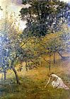 John Collier A Devonshire Orchard painting